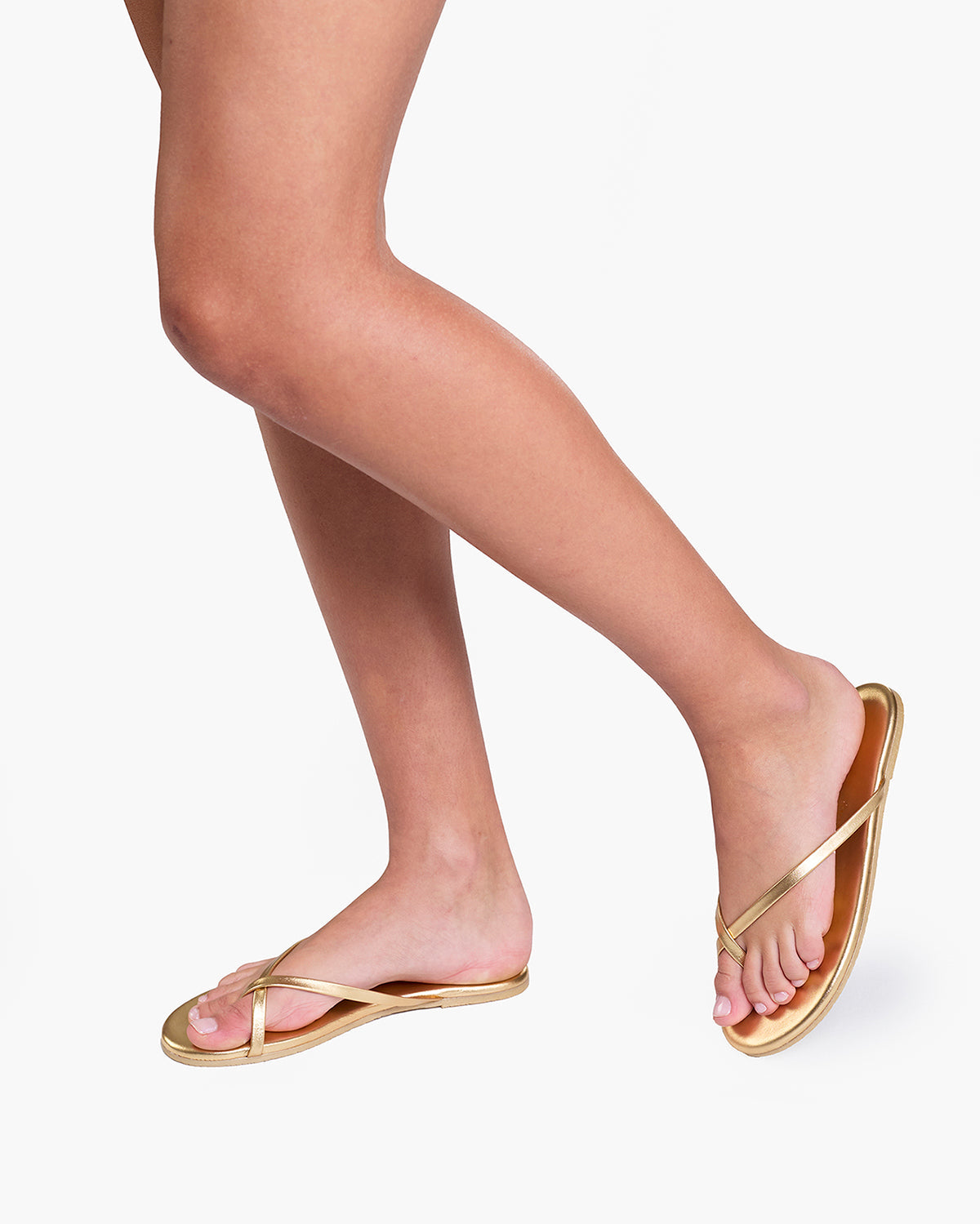 Riley Metallics Leather Sandals in Blink | TKEES Customer Favorite