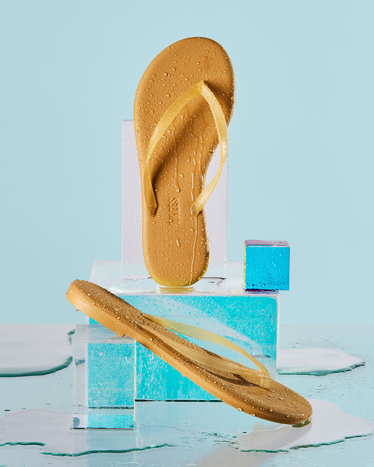Aqua Sand Flip Flops | TKEES Premium