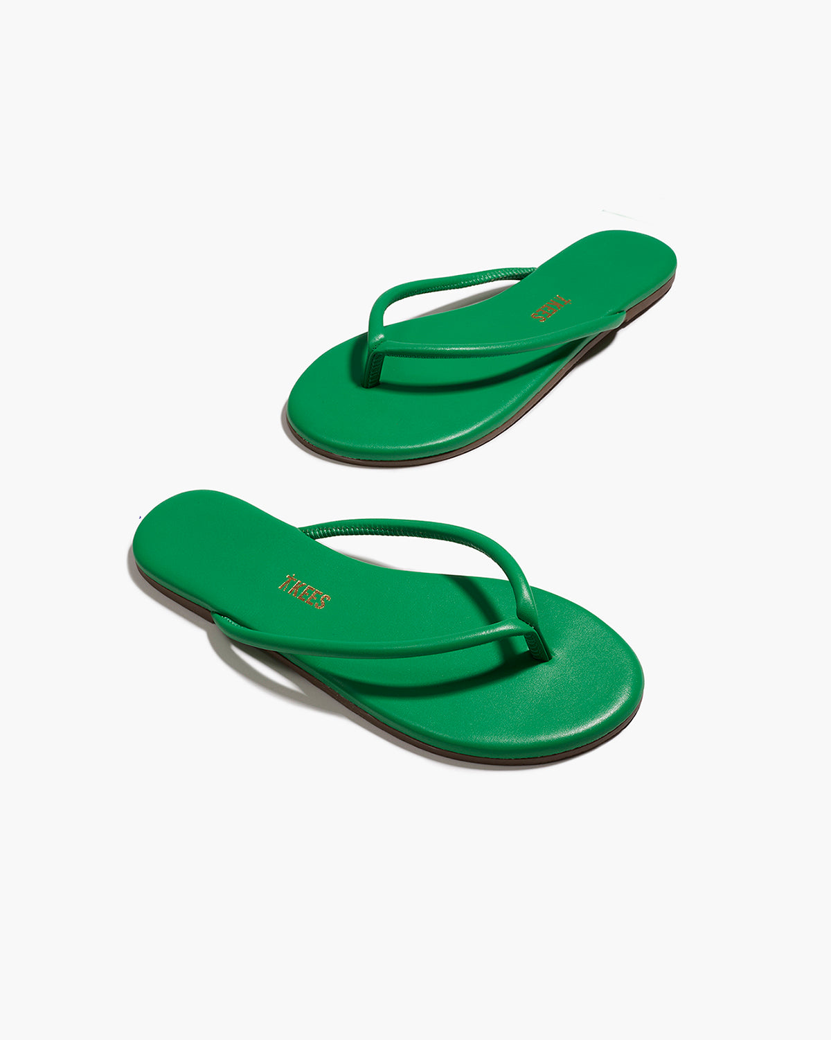 Tubular Lily Kelly Green Flip Flops | TKEES Everyday