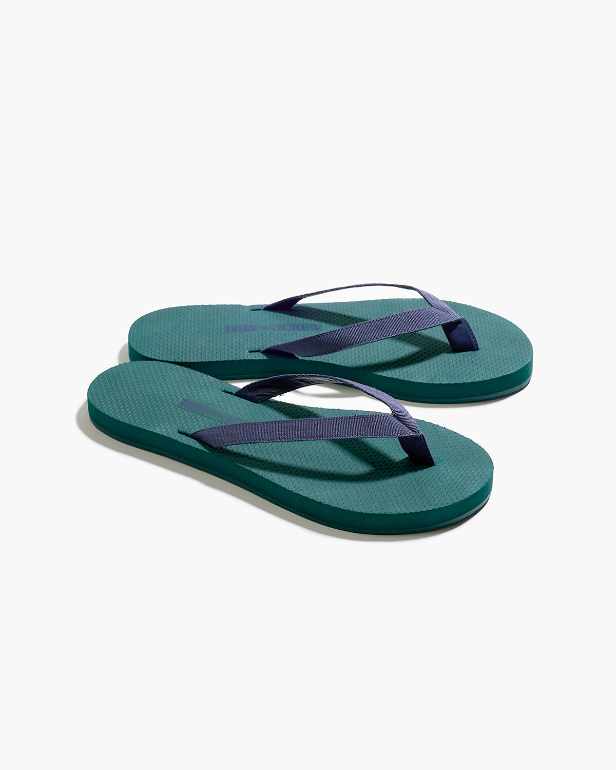 TKEES x J.CREW Sandal in Graffiti Green | TKEES Featured