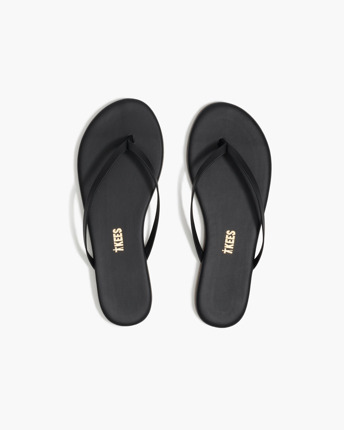 Lily Liners Leather Flip Flops in Sable | TKEES Trending