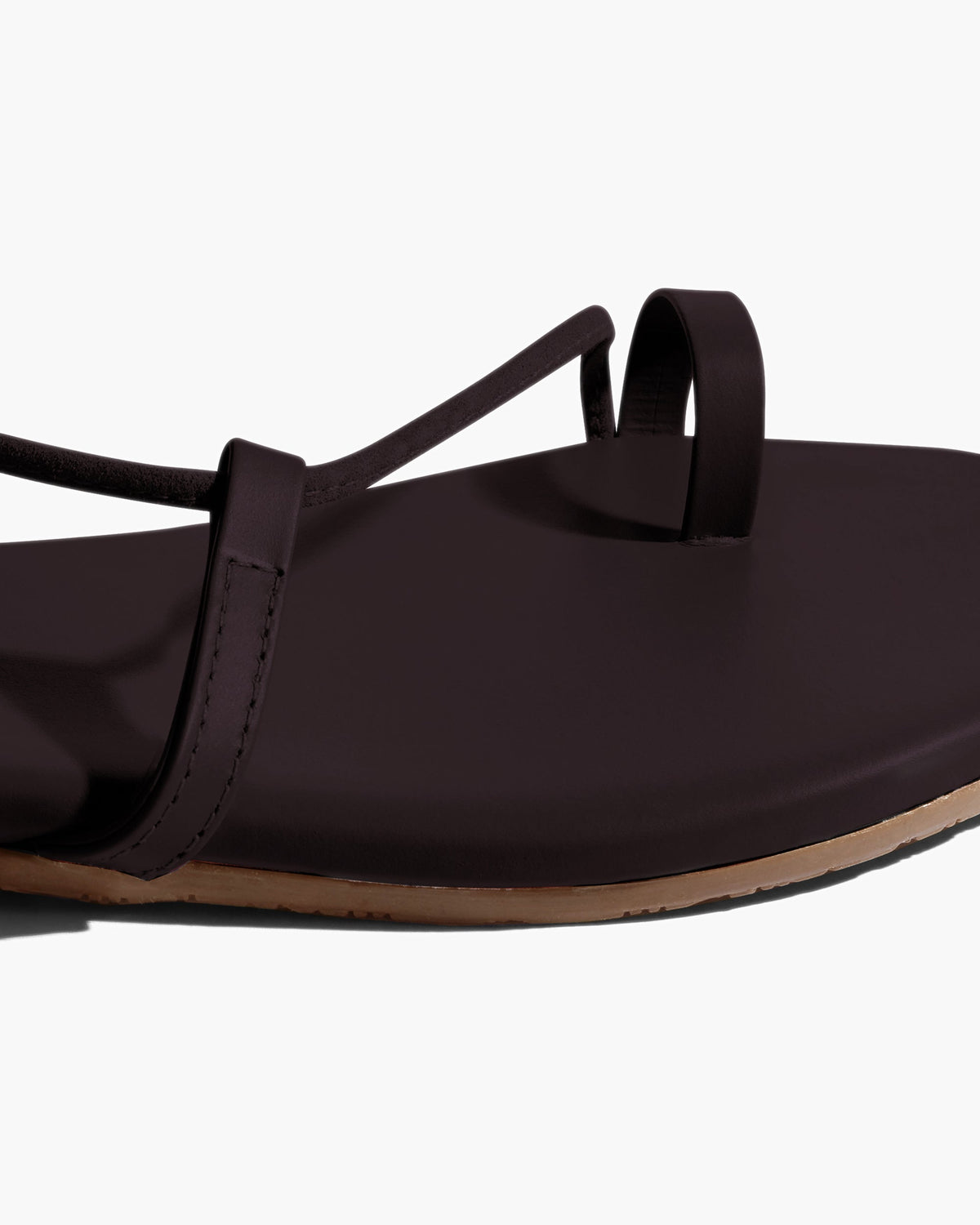 Jo Leather Sandals in Black | TKEES Latest