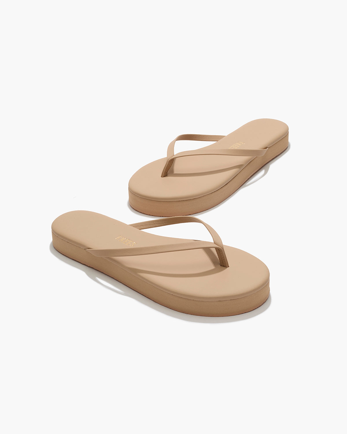 Lily Platforms Platform Sandals in Sunkissed | TKEES Essential