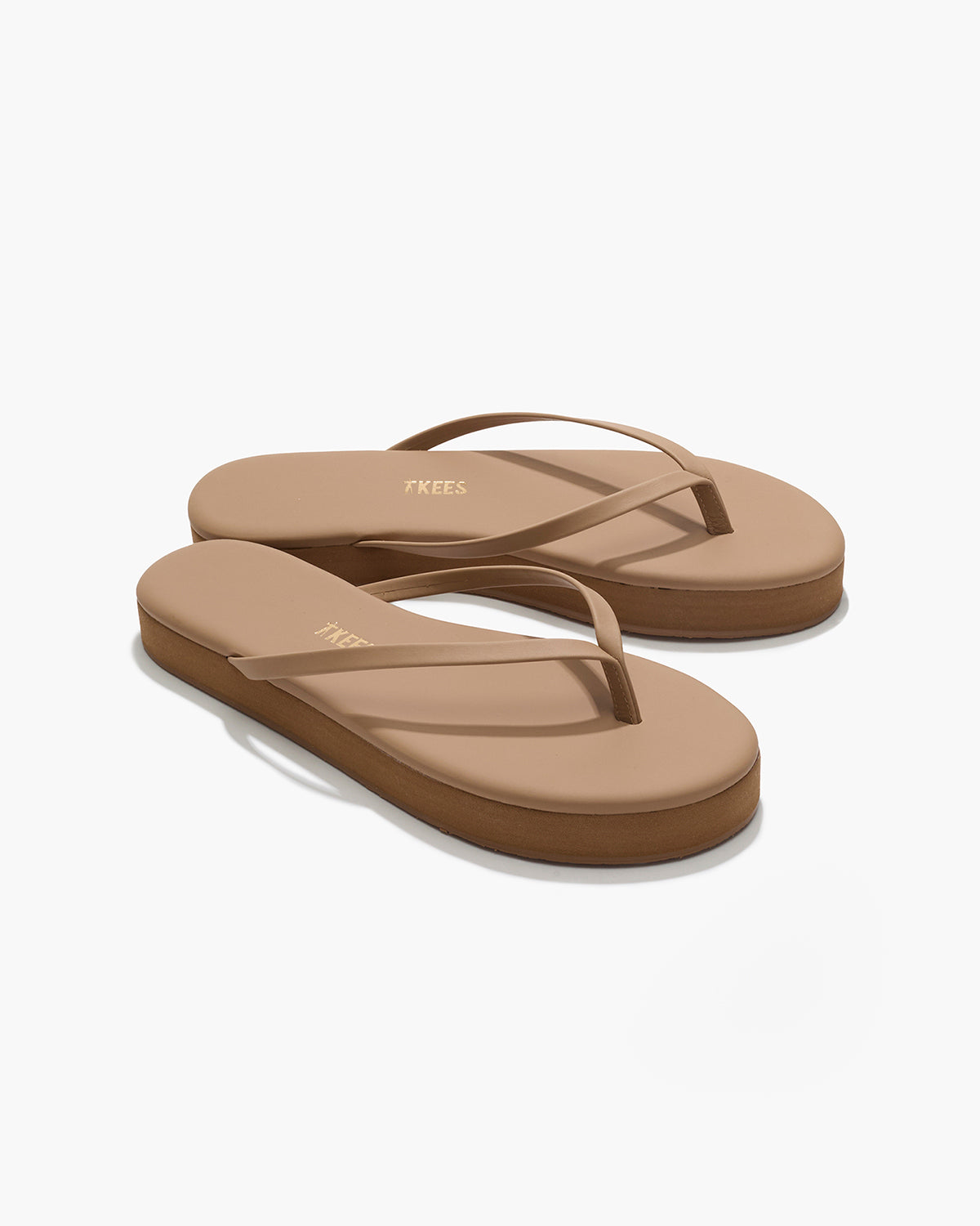 Lily Platforms Platform Sandals in Cocobutter | TKEES Customer Favorite
