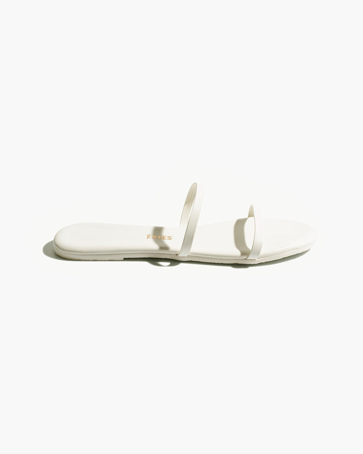 Gemma Leather Sandals in Cream | TKEES Hot Sale