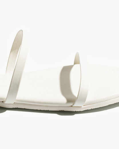 Gemma Leather Sandals in Cream | TKEES Hot Sale