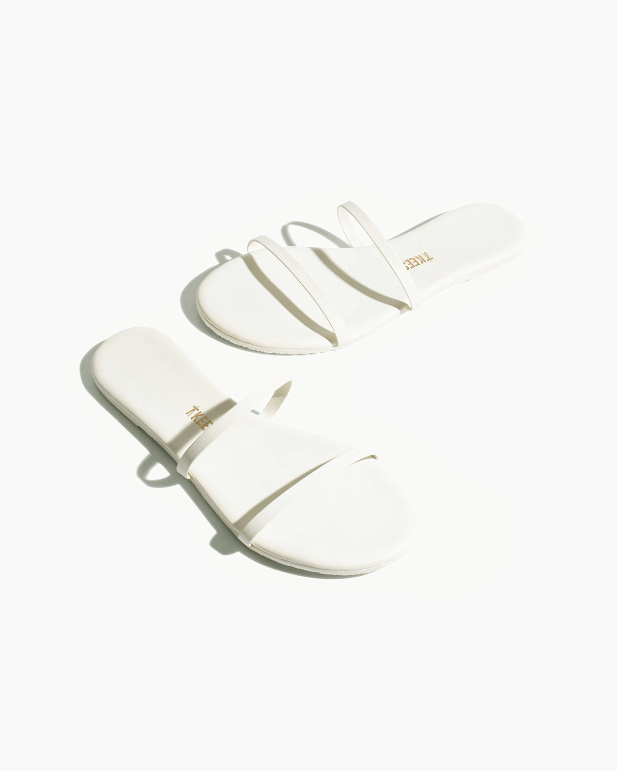 Gemma Leather Sandals in Cream | TKEES Hot Sale