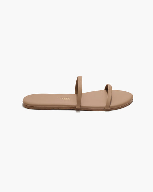 Gemma Leather Sandals in Cocobutter | TKEES Deals