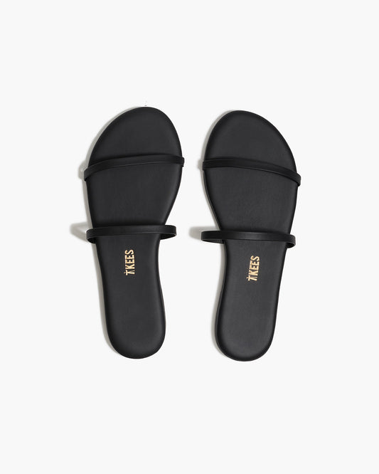 Gemma Leather Sandals in Sable | TKEES Great Value