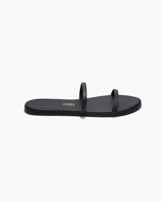 Gemma Leather Sandals in Sable | TKEES Great Value