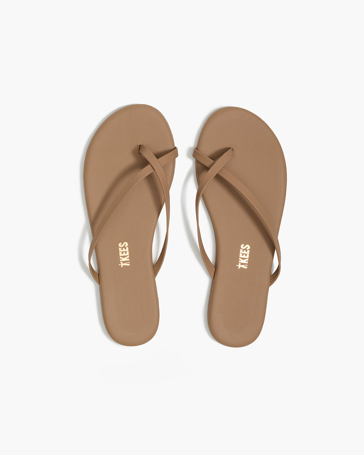 Riley Leather Sandals in Cocobutter | TKEES Essential
