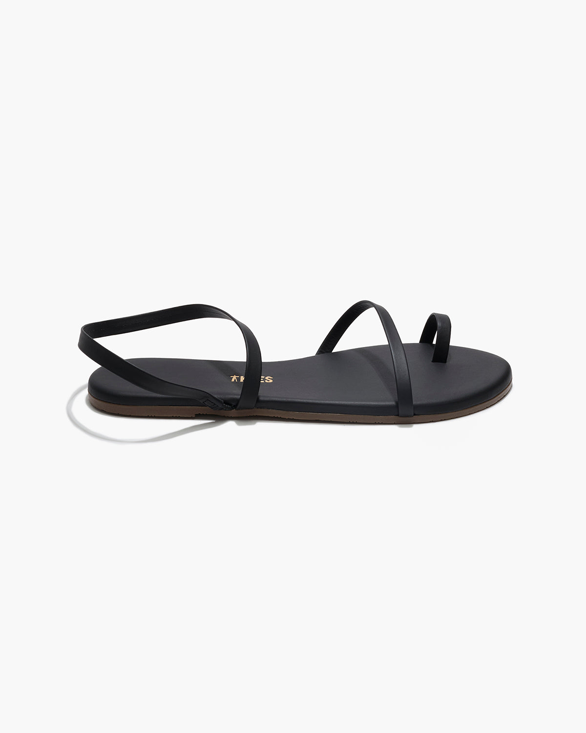 Mia Napa Leather Sandals in Black | TKEES Featured