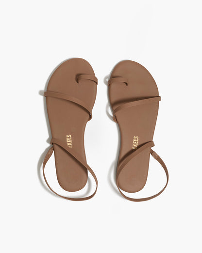 Mia Napa Leather Sandals in Beach Bum | TKEES Special Offer
