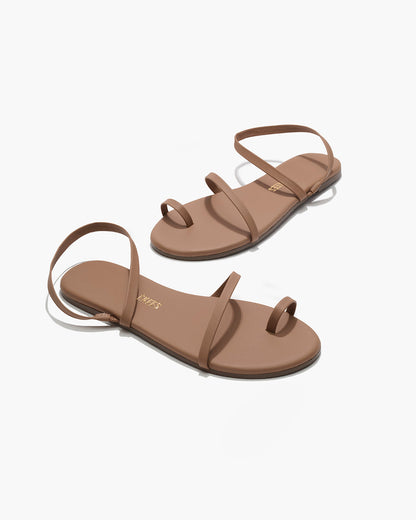 Mia Napa Leather Sandals in Beach Bum | TKEES Special Offer