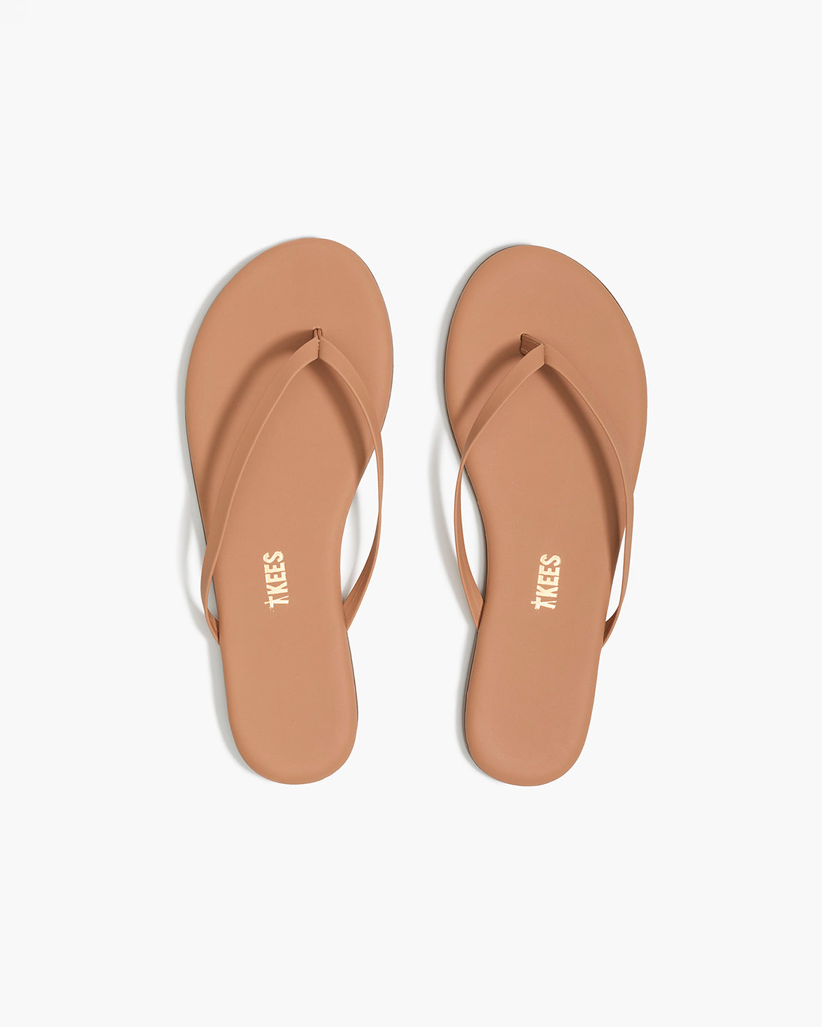 Lily Nudes Leather Flip Flops in Sunbliss | TKEES Recommended