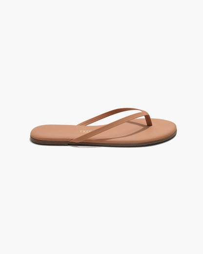 Lily Nudes Leather Flip Flops in Sunbliss | TKEES Recommended