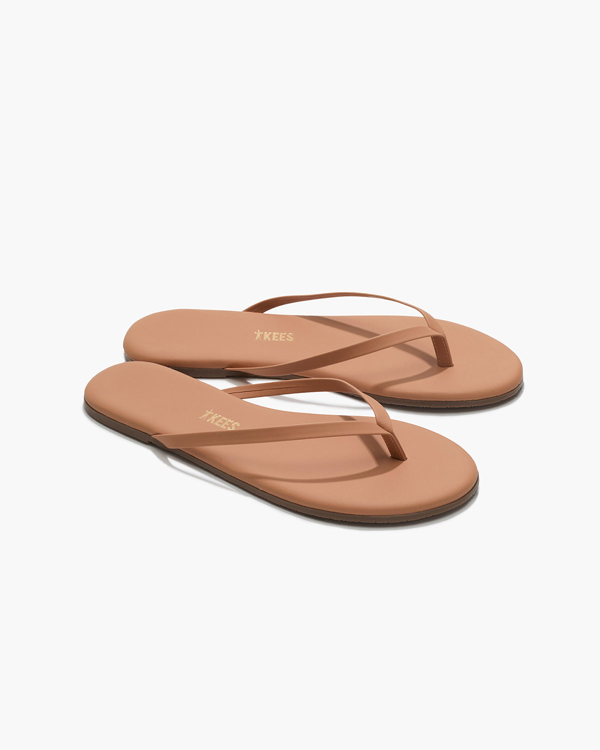 Lily Nudes Leather Flip Flops in Sunbliss | TKEES Recommended