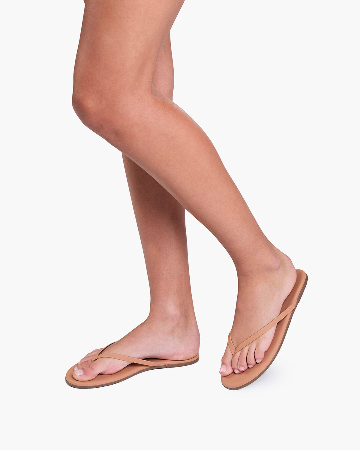 Lily Nudes Leather Flip Flops in Sunbliss | TKEES Recommended