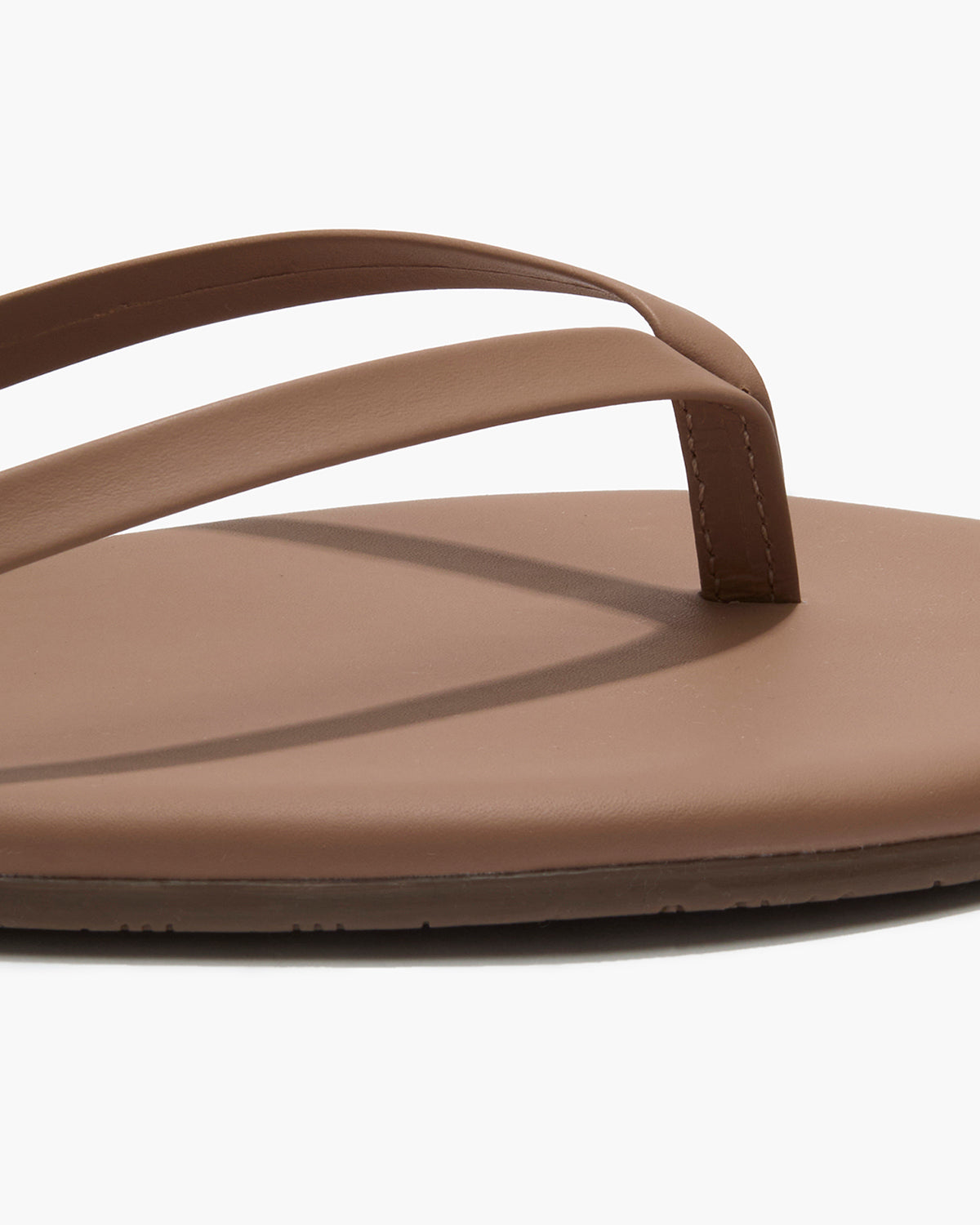 Lily Nudes Leather Flip Flops in Beach Bum | TKEES Premium