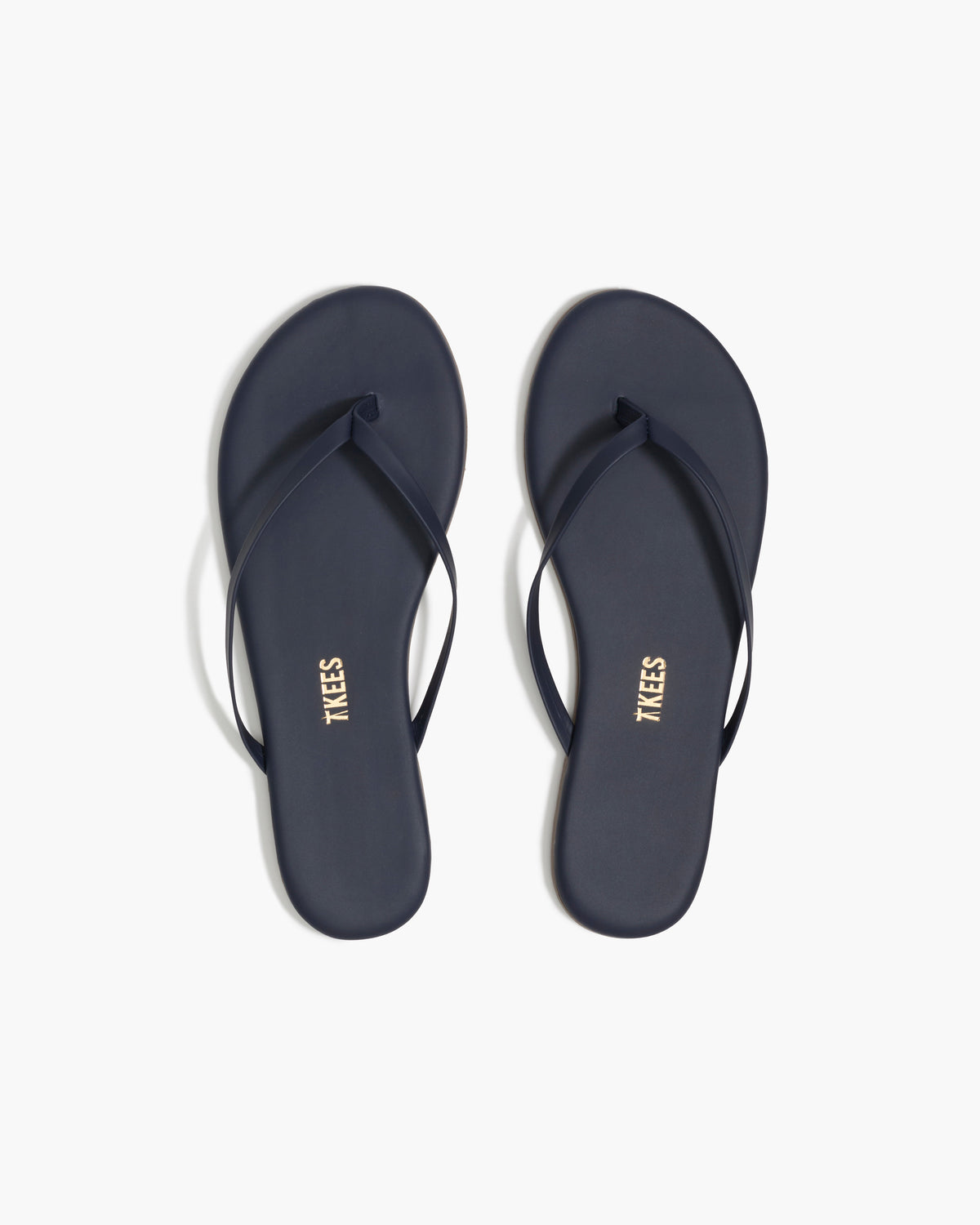 Lily Liners Leather Flip Flops in Twilight | TKEES Discount