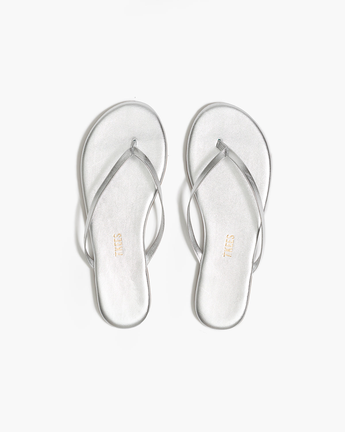Lily Metallics Leather Flip Flops in Fairylust | TKEES Value