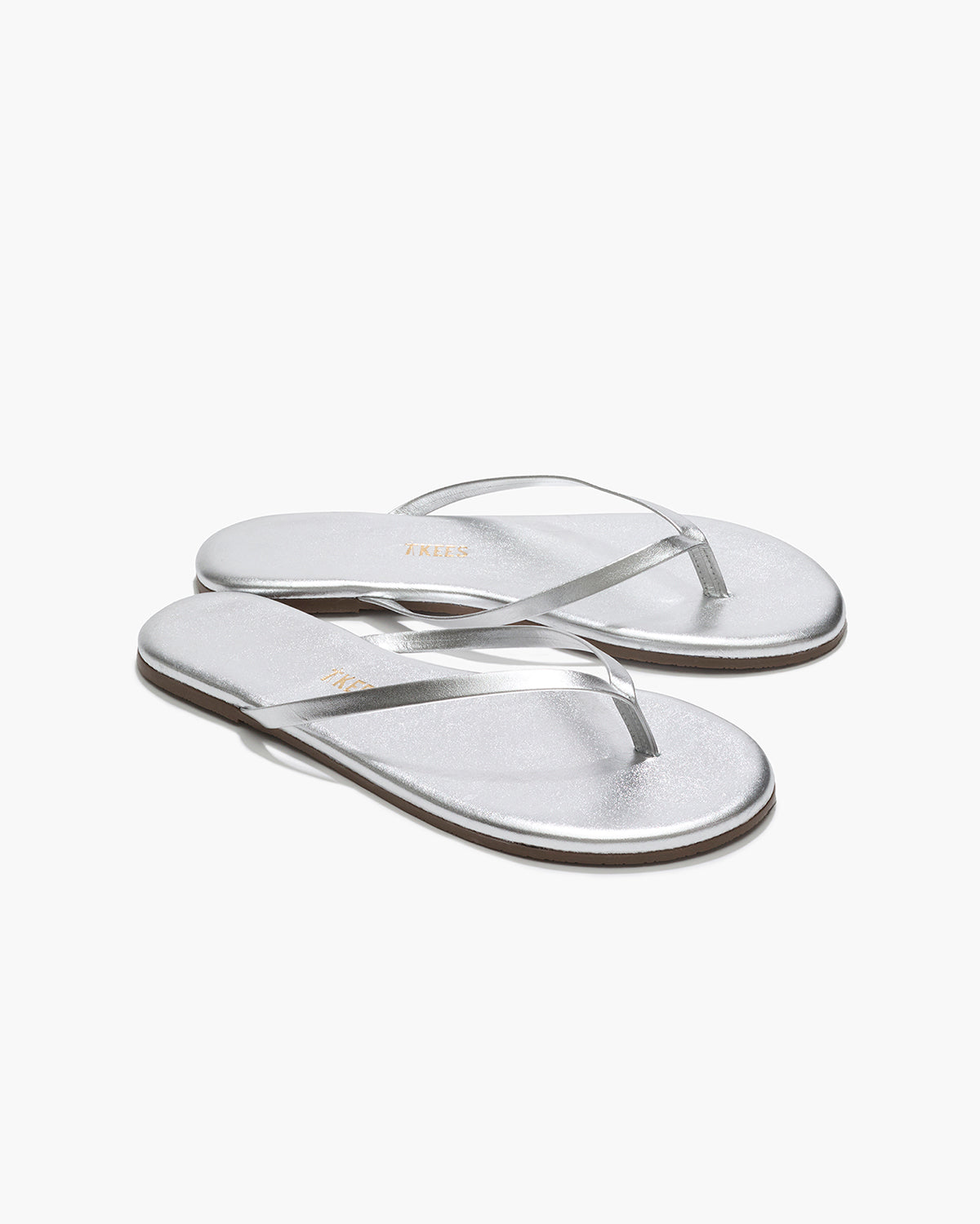 Lily Metallics Leather Flip Flops in Fairylust | TKEES Value