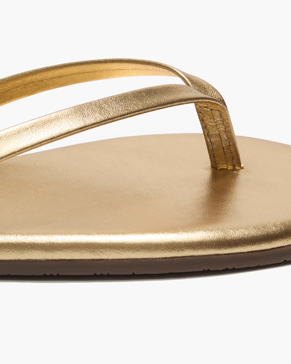 Lily Metallics Leather Flip Flops in Blink | TKEES Everyday