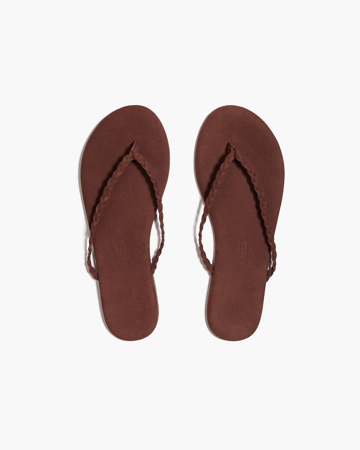 Lily Braid Bourbon Flip Flops  | TKEES Classic
