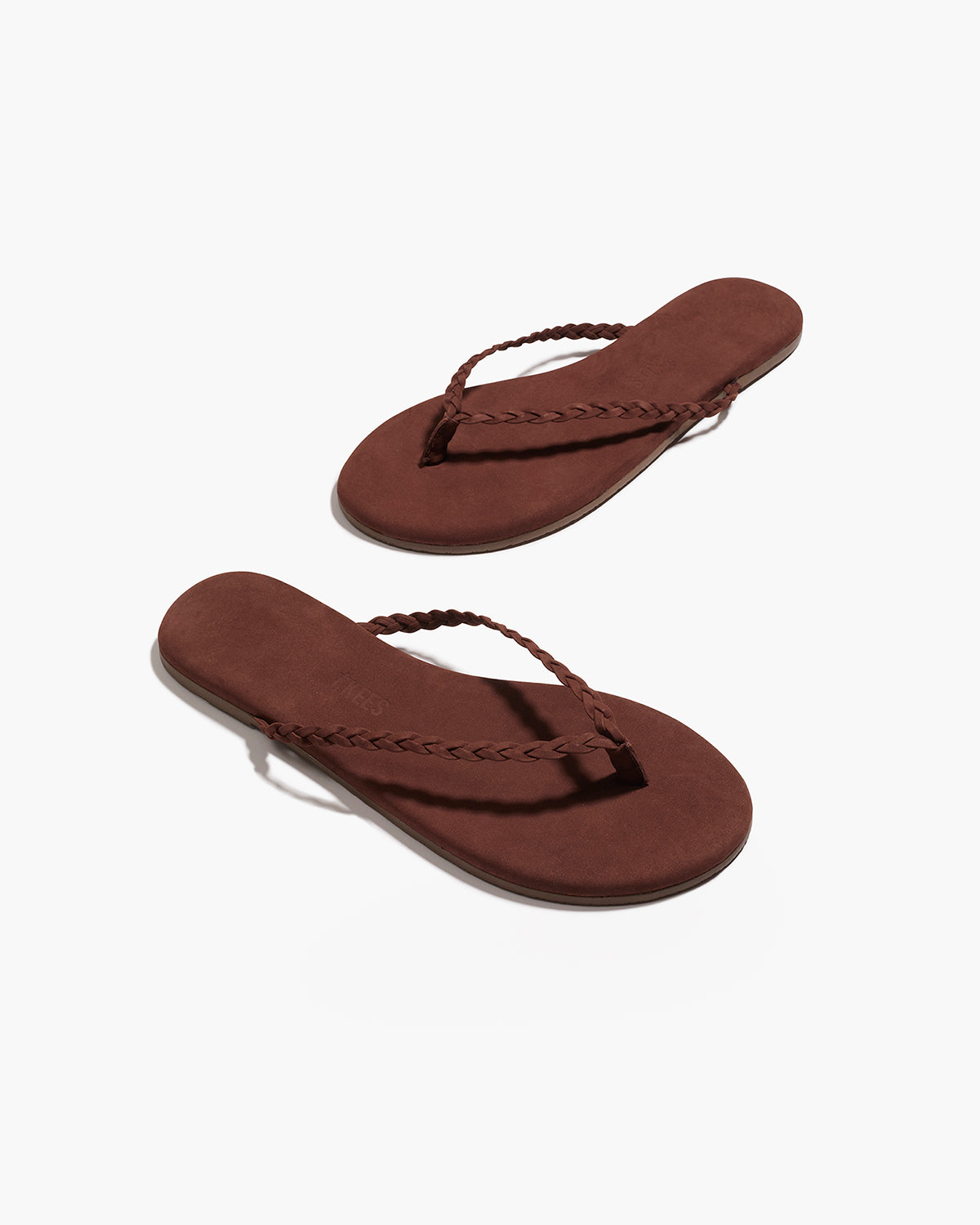 Lily Braid Bourbon Flip Flops  | TKEES Classic