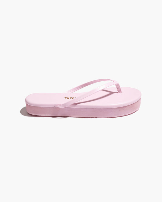 Lily Platforms Platform Sandals in Powder Pink | TKEES Sale