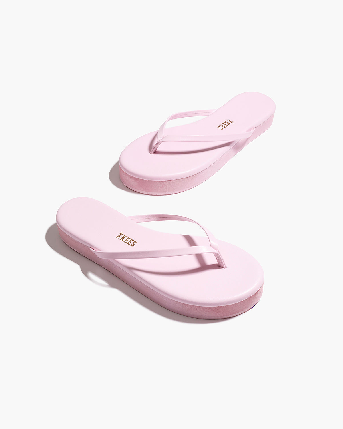 Lily Platforms Platform Sandals in Powder Pink | TKEES Sale