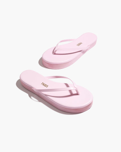 Lily Platforms Platform Sandals in Powder Pink | TKEES Sale