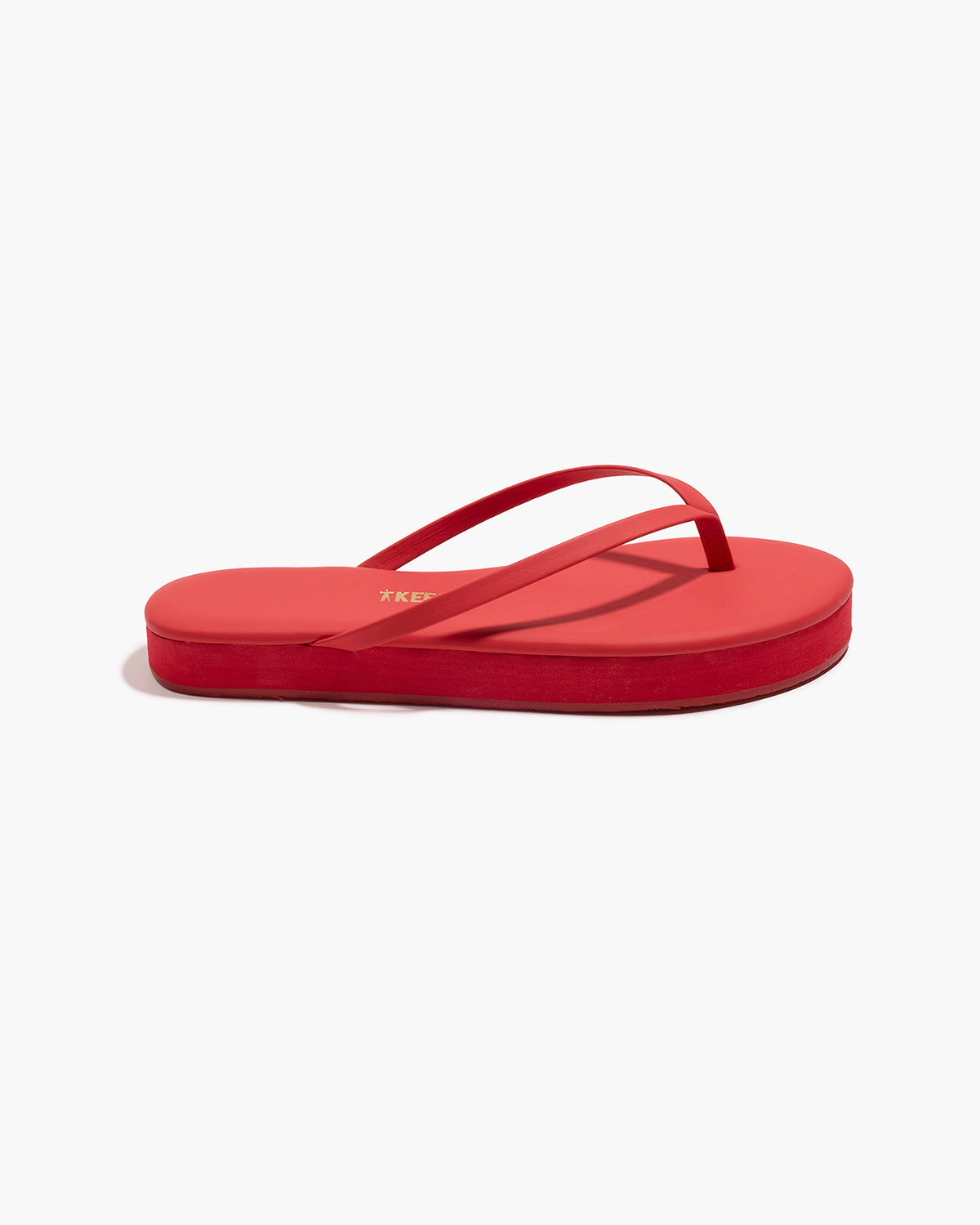 Lily Platforms Platform Sandals in Red | TKEES Recommended