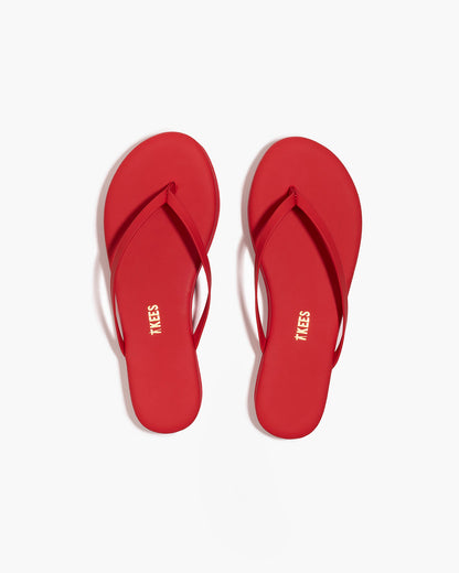 Lily Platforms Platform Sandals in Red | TKEES Recommended