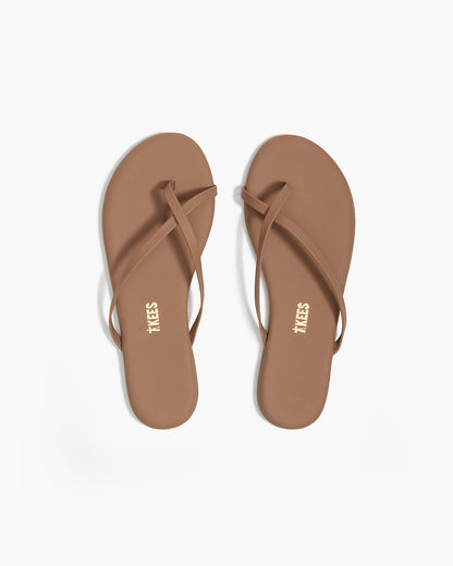 Riley Leather Sandals in Beach Bum | TKEES Latest