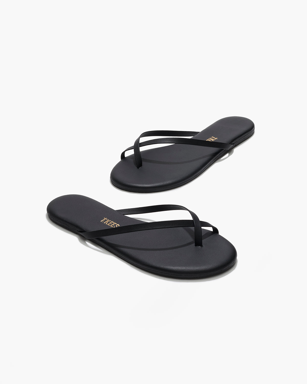 Riley Leather Sandals in Sable | TKEES Trusted