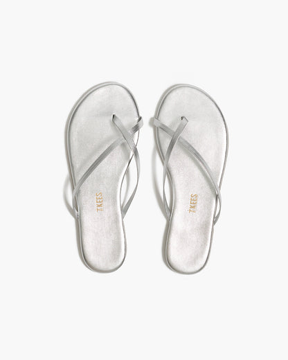 Riley Metallics Leather Sandals in Fairylust | TKEES Trending