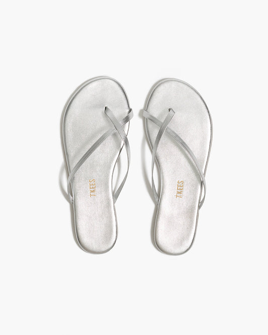Riley Metallics Leather Sandals in Fairylust | TKEES Trending