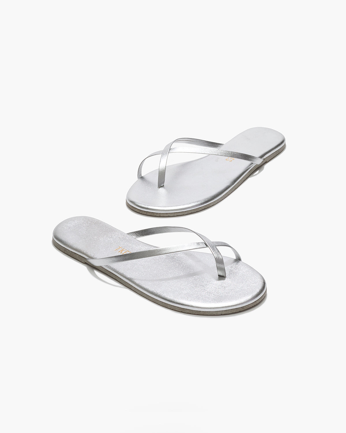 Riley Metallics Leather Sandals in Fairylust | TKEES Trending