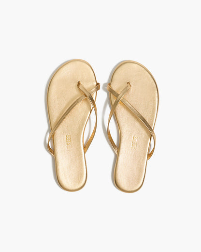 Riley Metallics Leather Sandals in Blink | TKEES Customer Favorite