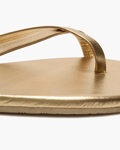 Riley Metallics Leather Sandals in Blink | TKEES Customer Favorite