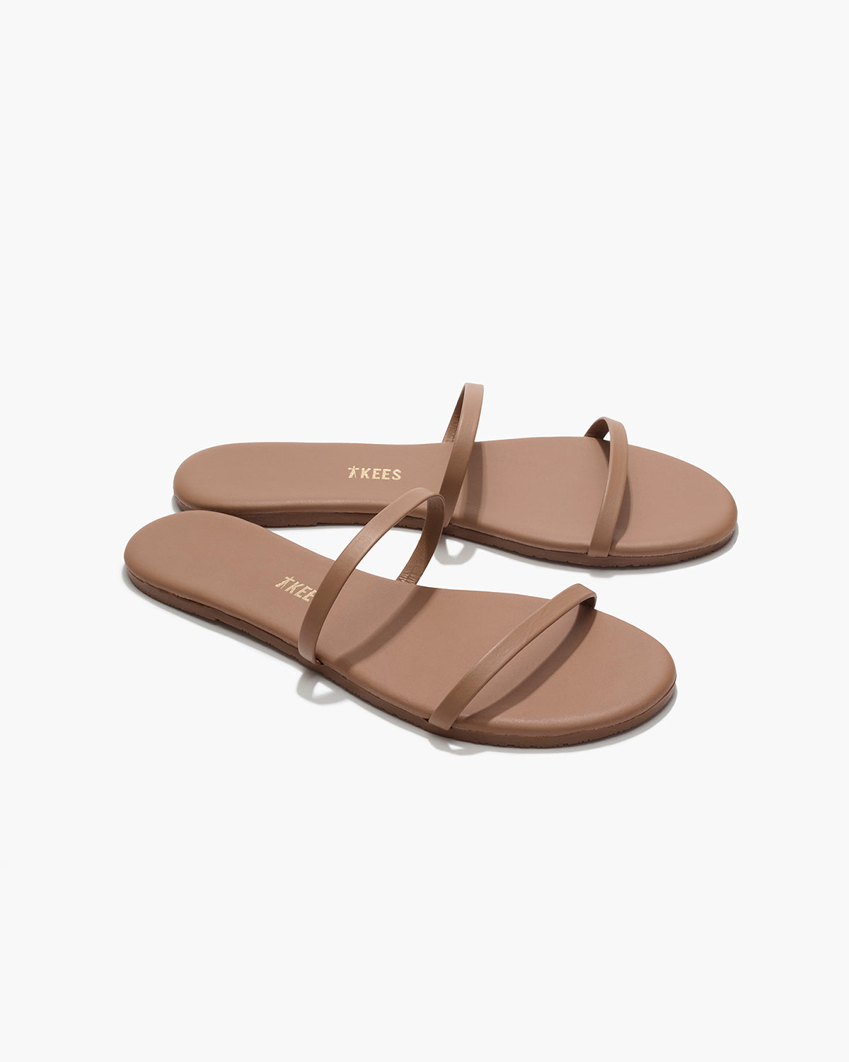 Gemma Leather Sandals in Beach Bum | TKEES Deals