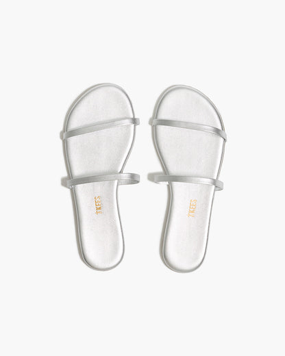 Gemma Metallics Leather Sandals in Fairylust | TKEES New