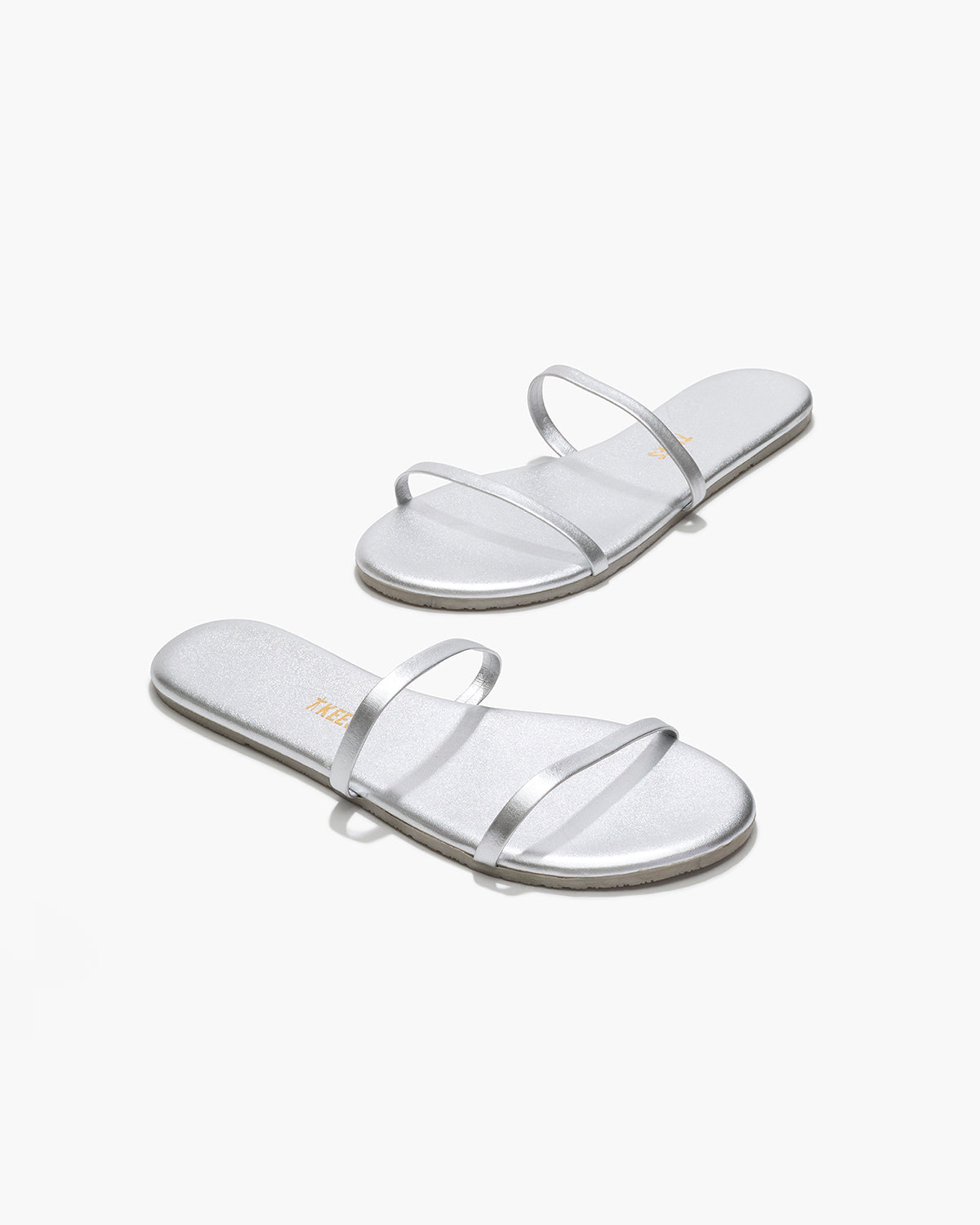 Gemma Metallics Leather Sandals in Fairylust | TKEES New