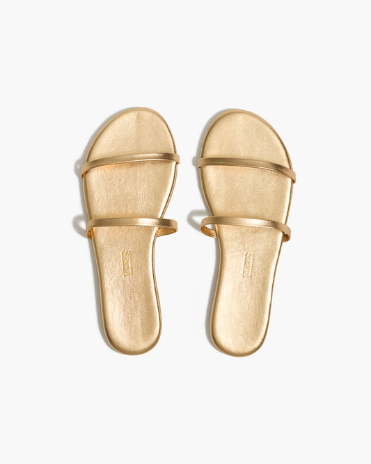Gemma Metallics Leather Sandals in Blink | TKEES Smart Buy