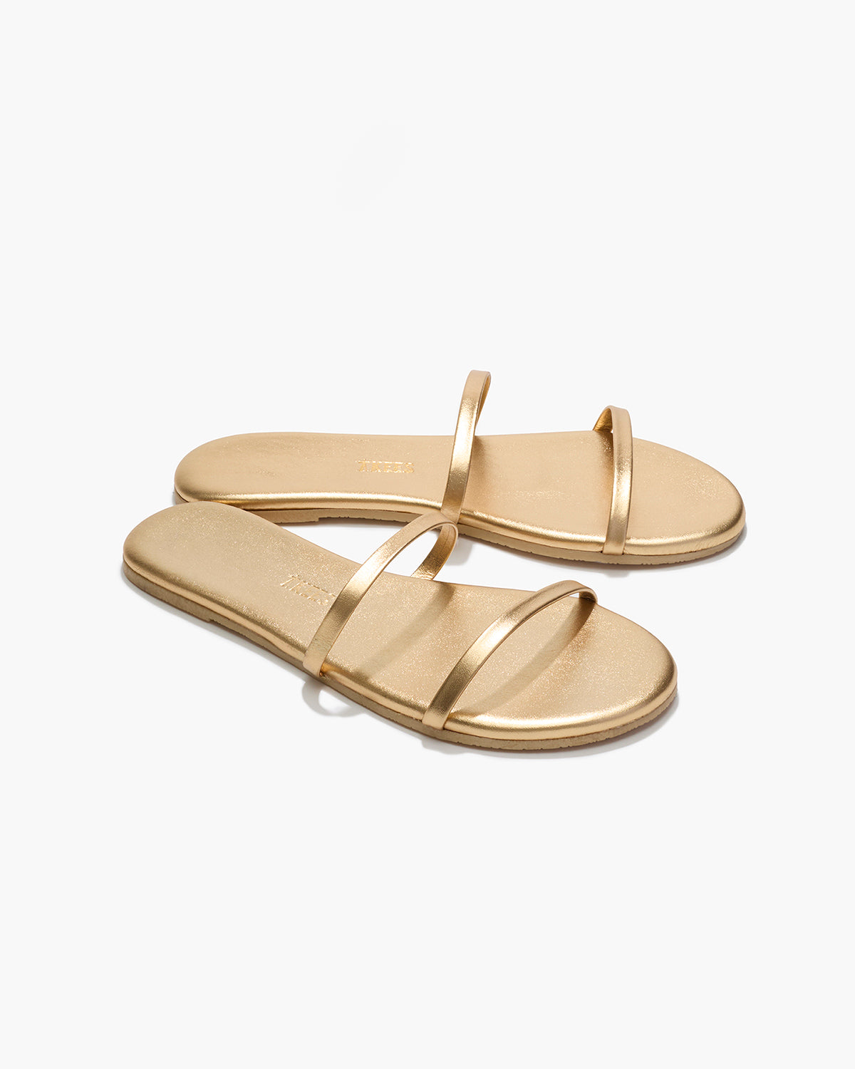 Gemma Metallics Leather Sandals in Blink | TKEES Smart Buy