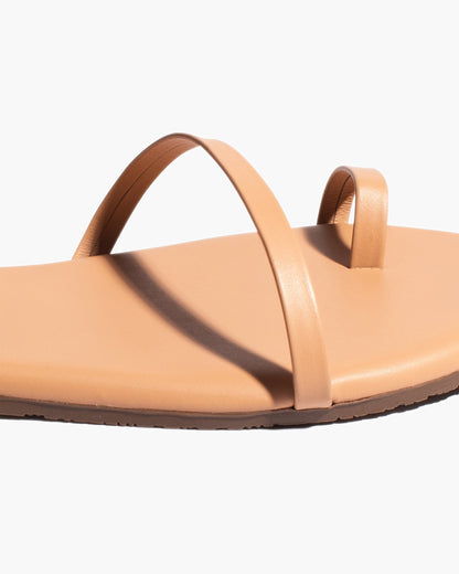 Mia Napa Leather Sandals in Pout | TKEES Premium