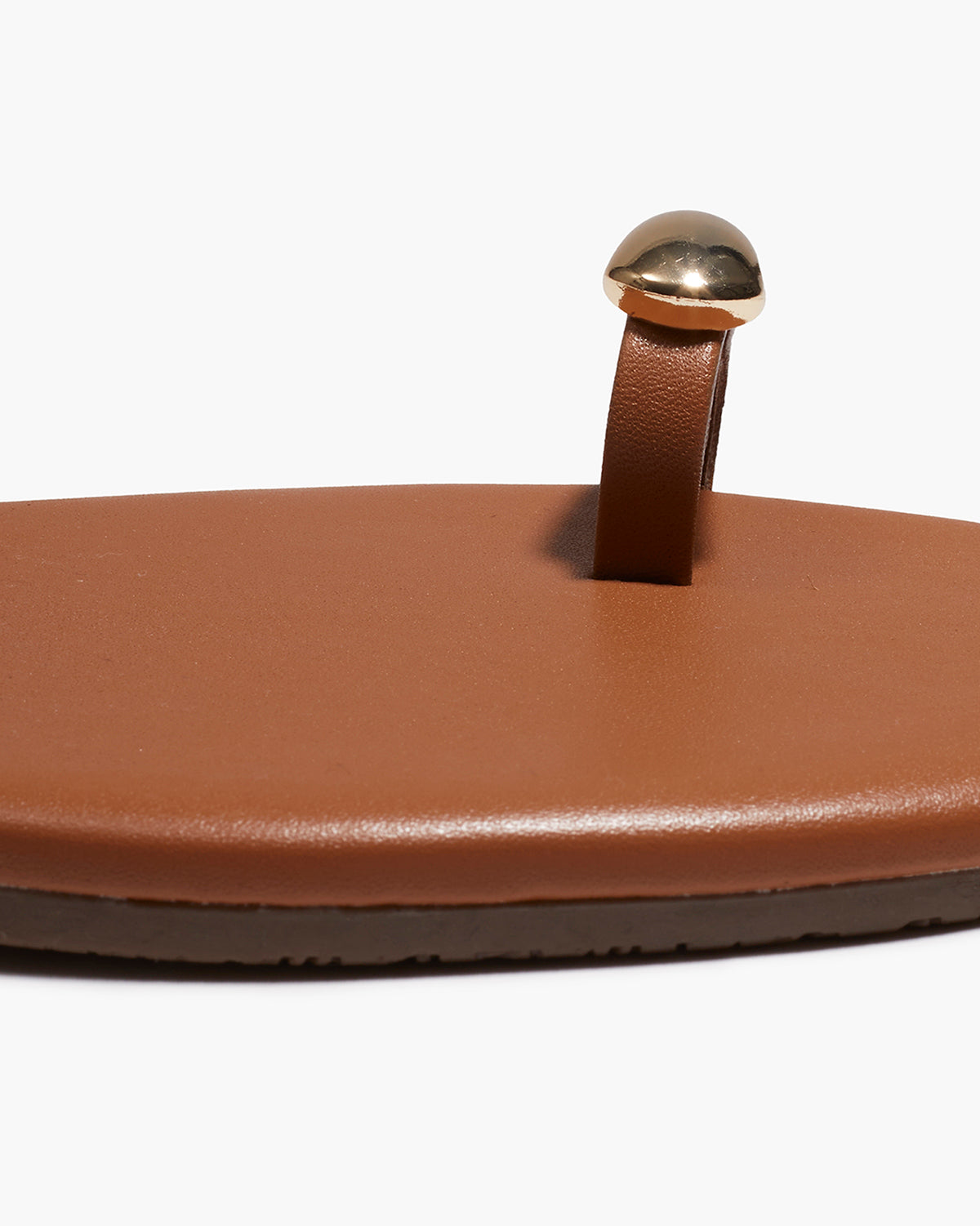 Colette Leather Sandals in Au Naturale | TKEES Trending