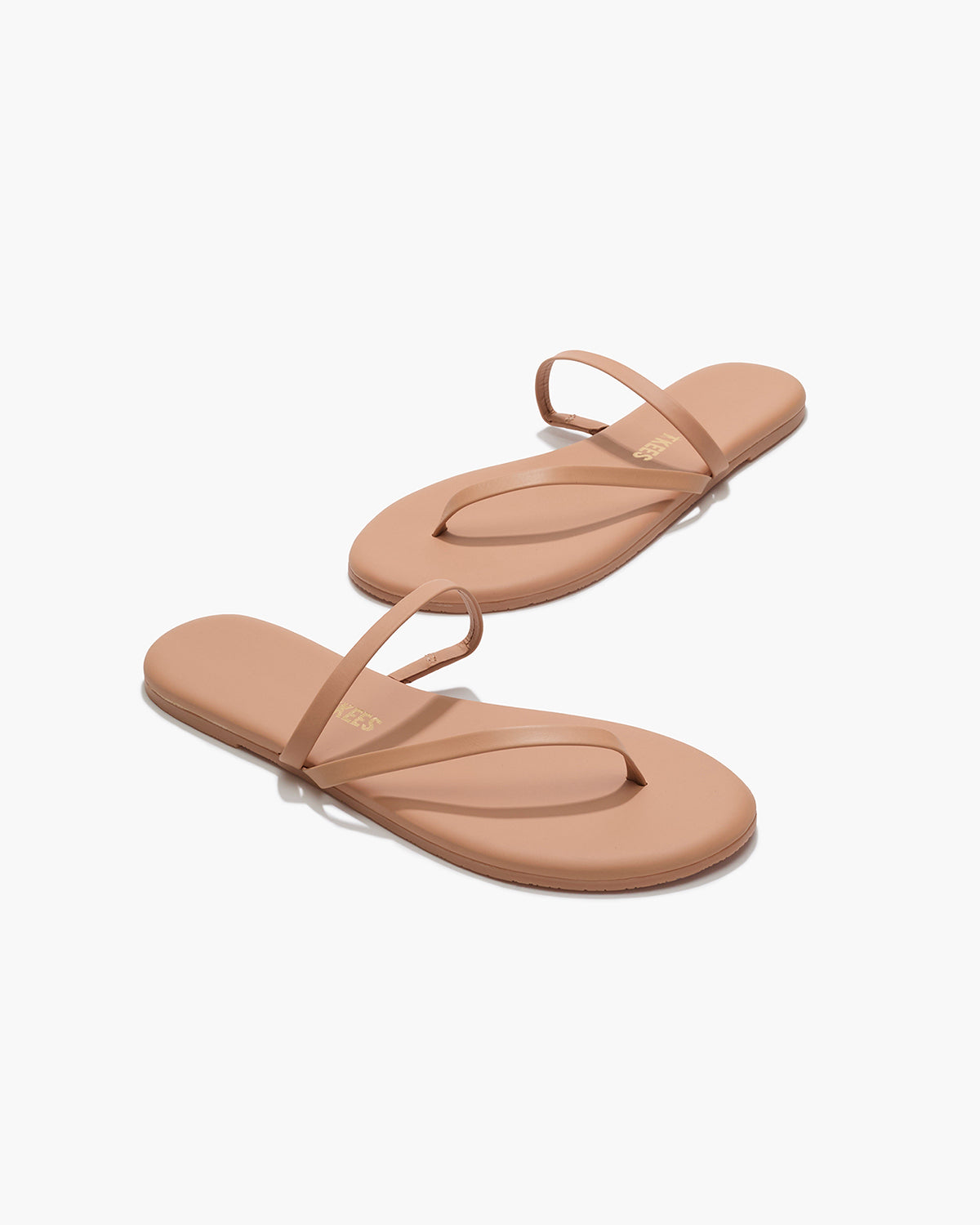Sarit Leather Sandals in Pout | TKEES Great Value