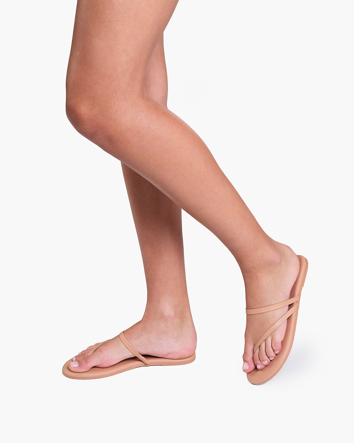 Sarit Leather Sandals in Pout | TKEES Great Value